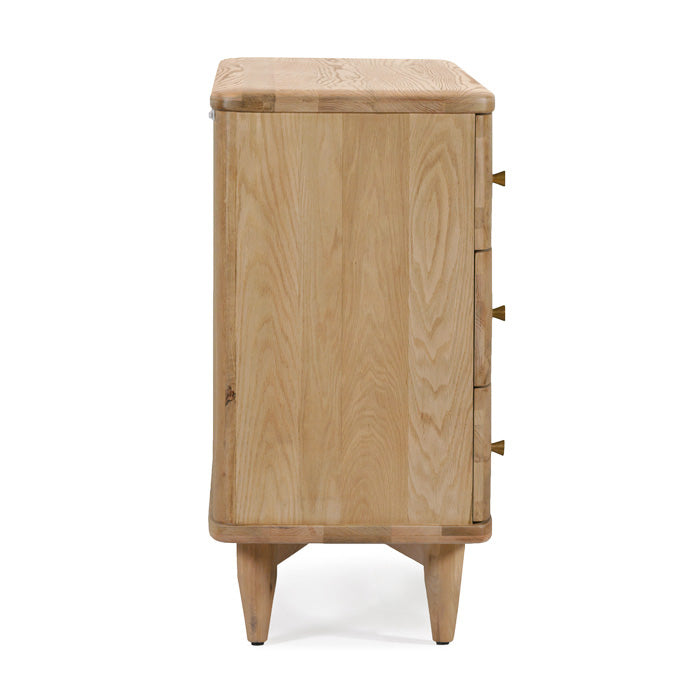 Timeless Oak Sculpted Dresser - Nature's Charm