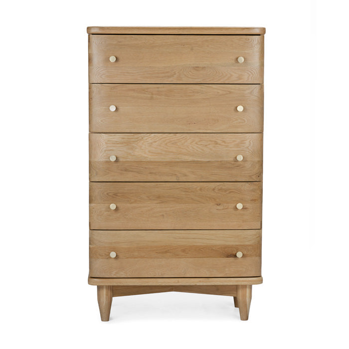 Elegant Sculpted Oak Master Storage Solution