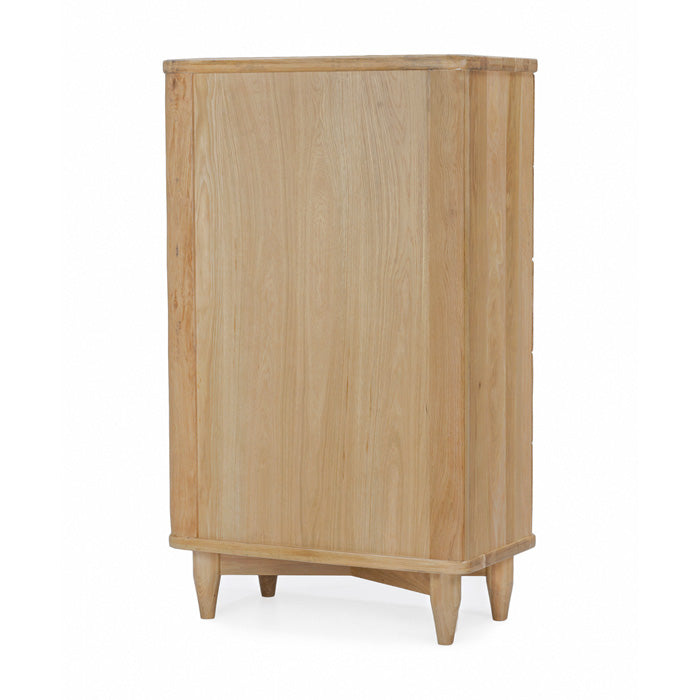 Elegant Sculpted Oak Master Storage Solution