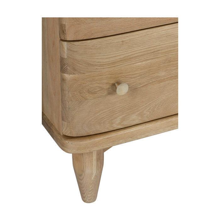 Elegant Sculpted Oak Master Storage Solution