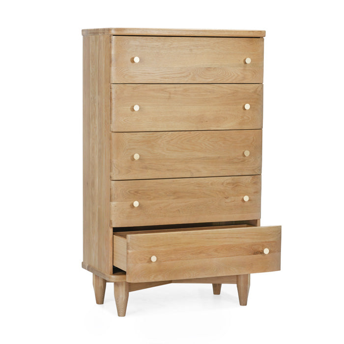 Elegant Sculpted Oak Master Storage Solution