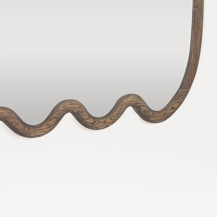 Whimsical Wave Wall Reflection