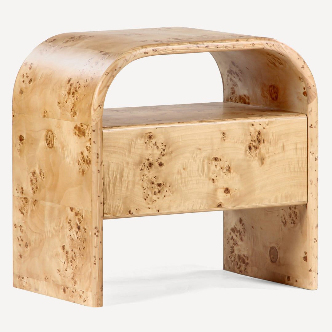 Bespoke Burl Whispering Willow Nightstand