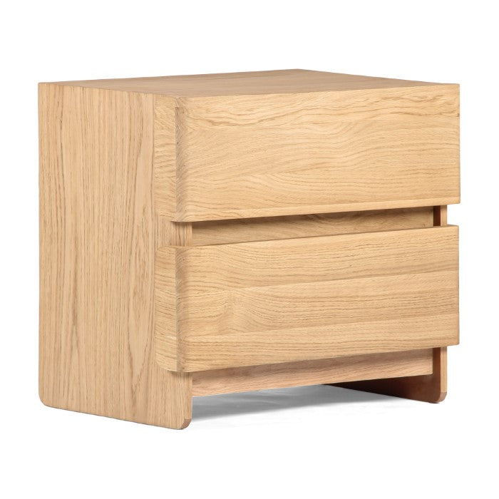 Solstice Sleek Oak Side Table