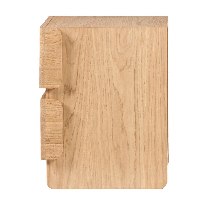 Solstice Sleek Oak Side Table