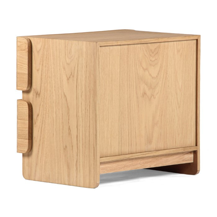 Solstice Sleek Oak Side Table