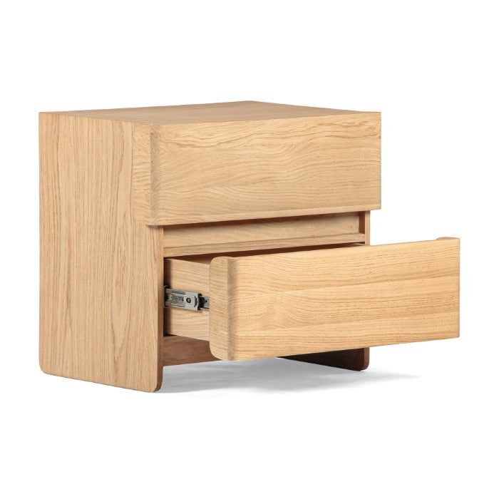 Solstice Sleek Oak Side Table