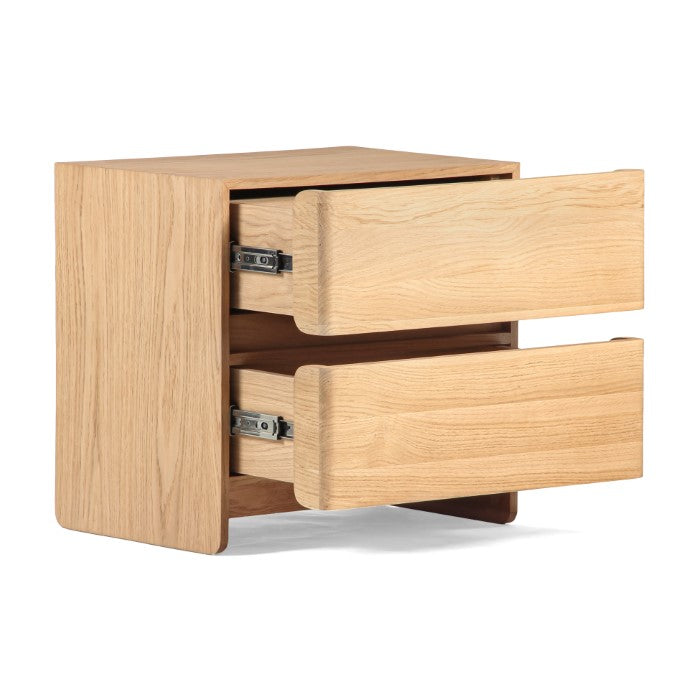 Solstice Sleek Oak Side Table