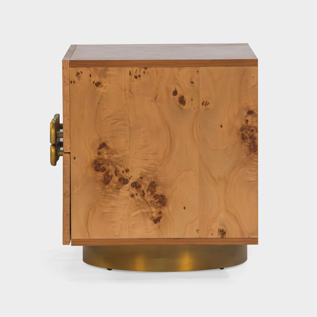 Artisanal Sculptural Woodside Nightstand