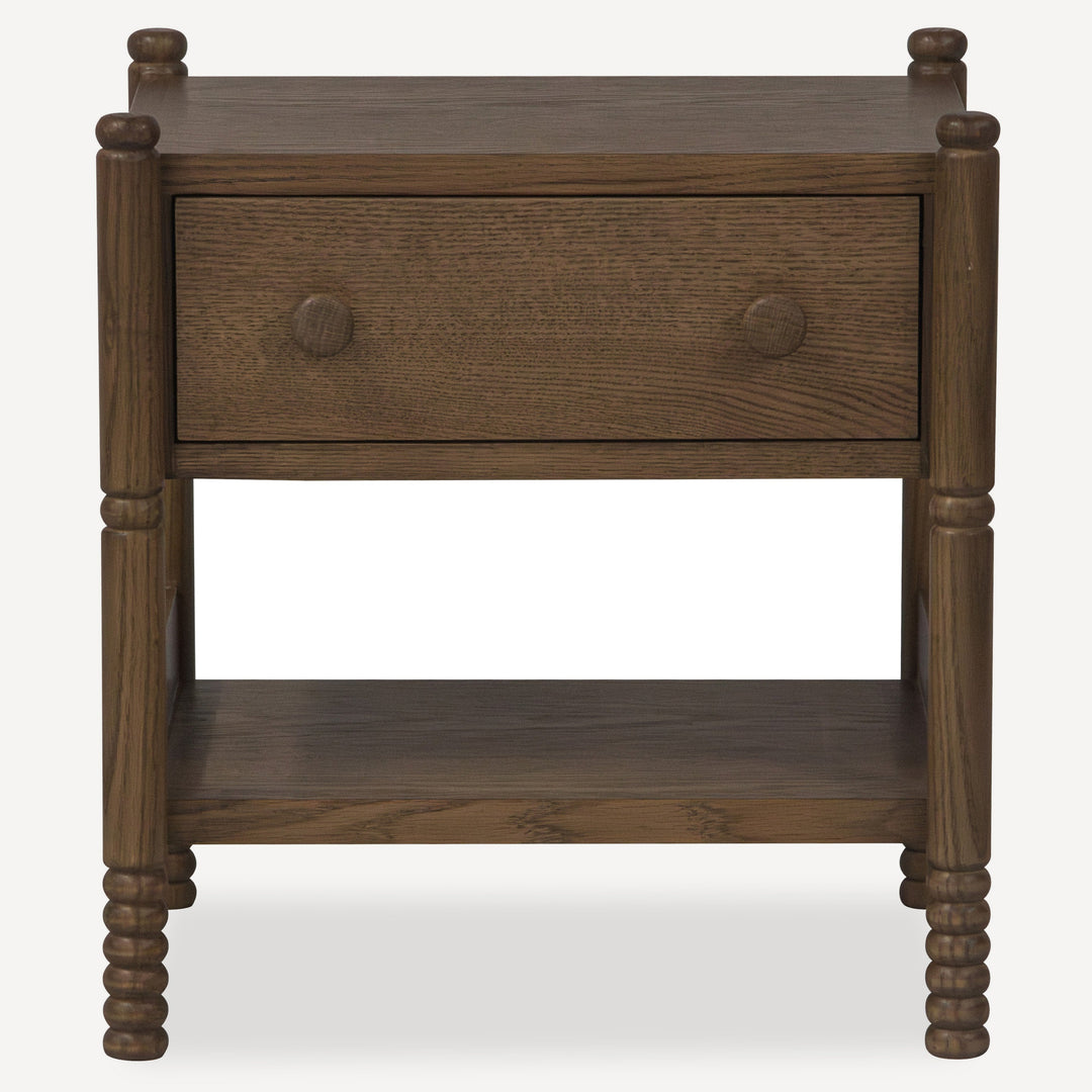 Modern Vintage Oak Nook Nightstand