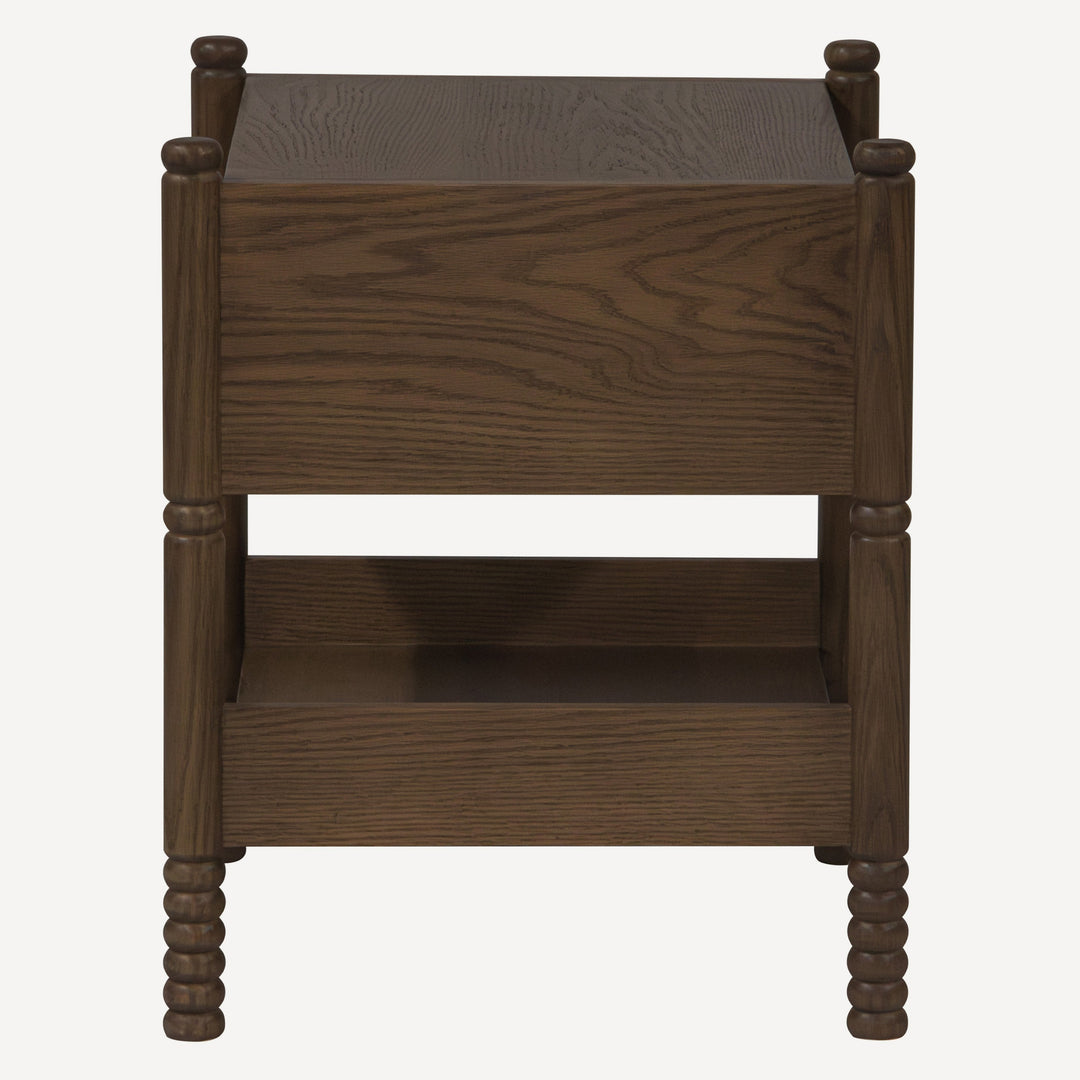 Modern Vintage Oak Nook Nightstand