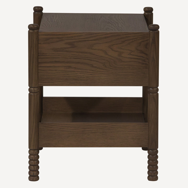 Modern Vintage Oak Nook Nightstand