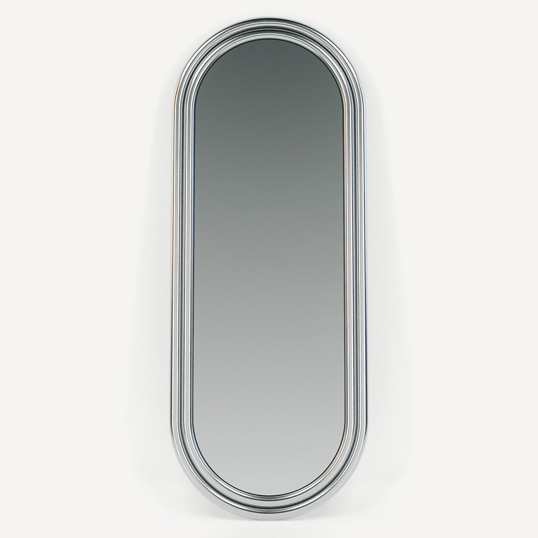 Eccentric Chrome Reflector - Spacious Floor Mirror
