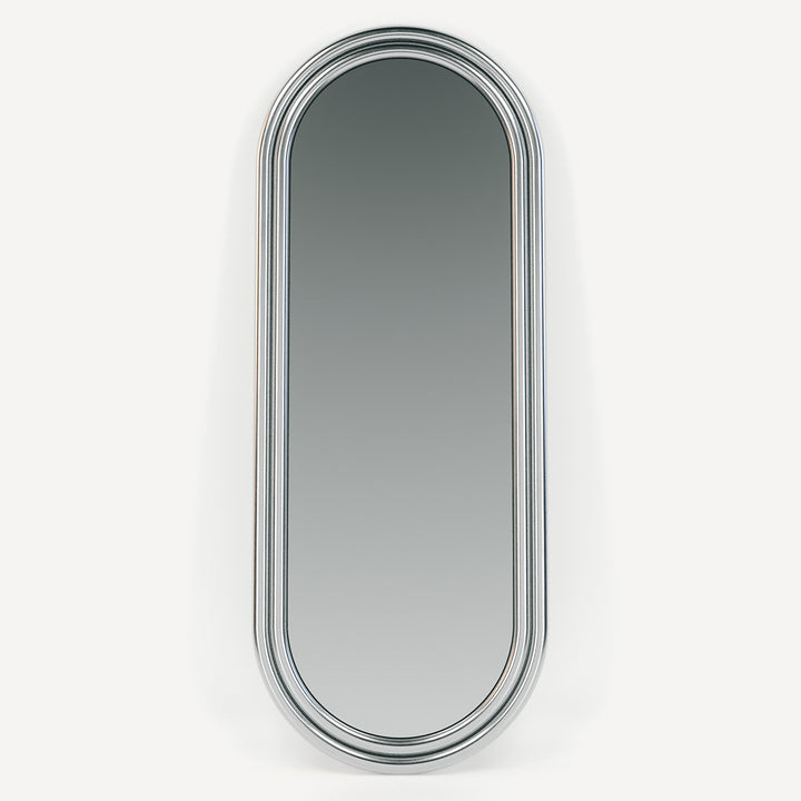 Eccentric Chrome Reflector - Spacious Floor Mirror