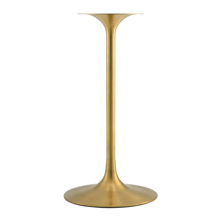 Pila 28" Round Artificial Marble Bar Table