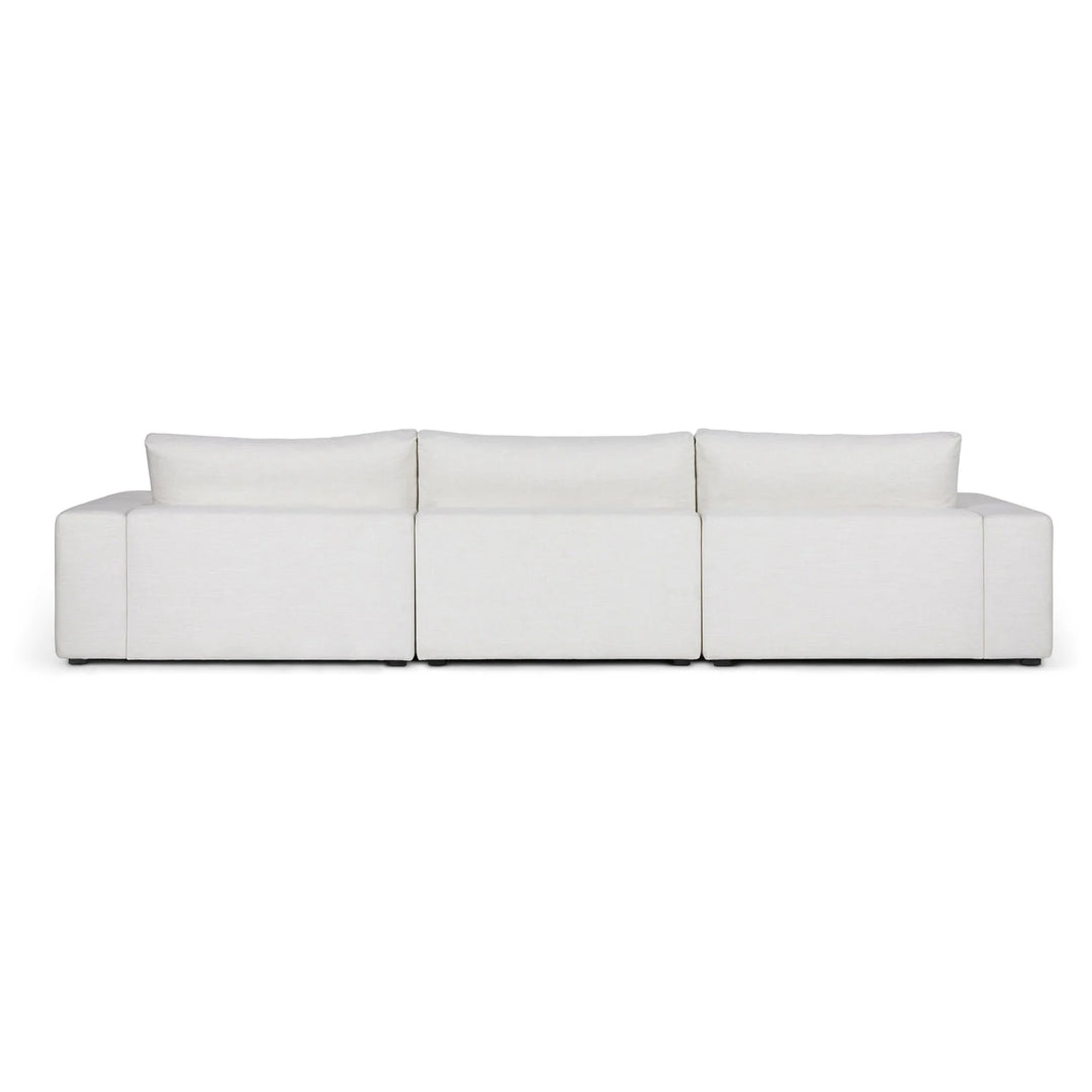 Beta 137" Modular Sofa - Quartz White