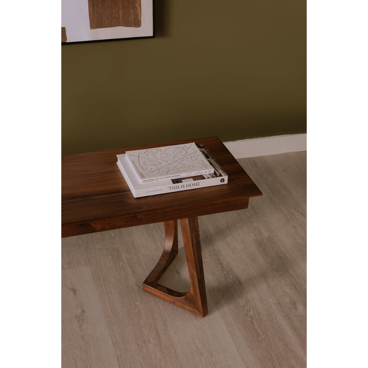 Modern Solid Walnut Home Glide Bench