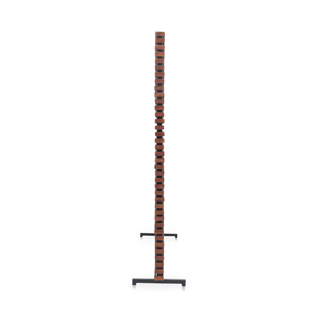 Privacy-Perfect Aluminum & Wood Room Divider