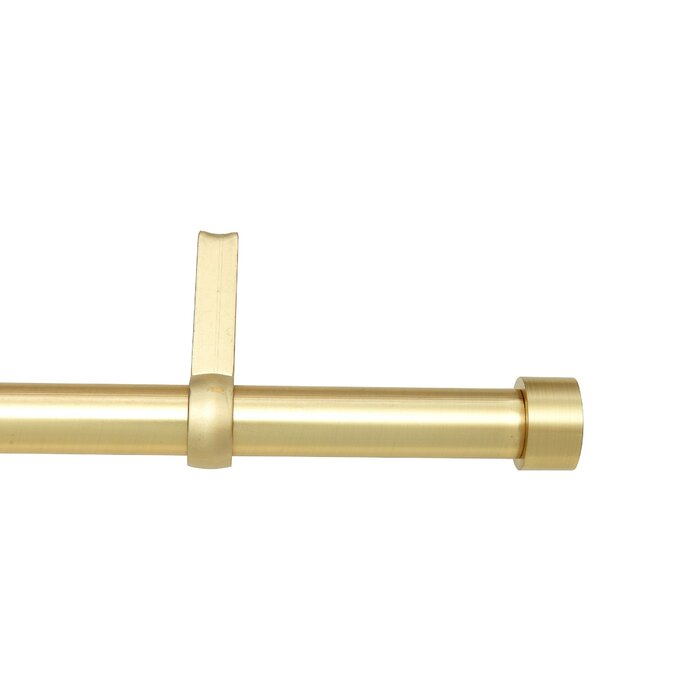 Adjustable Single Curtain Rod 120"-180"