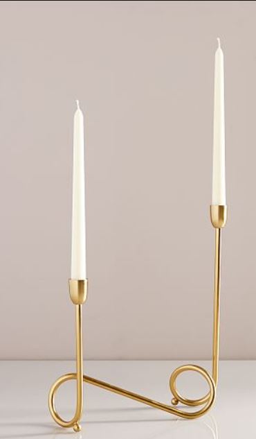 Metal Loop Candelabra