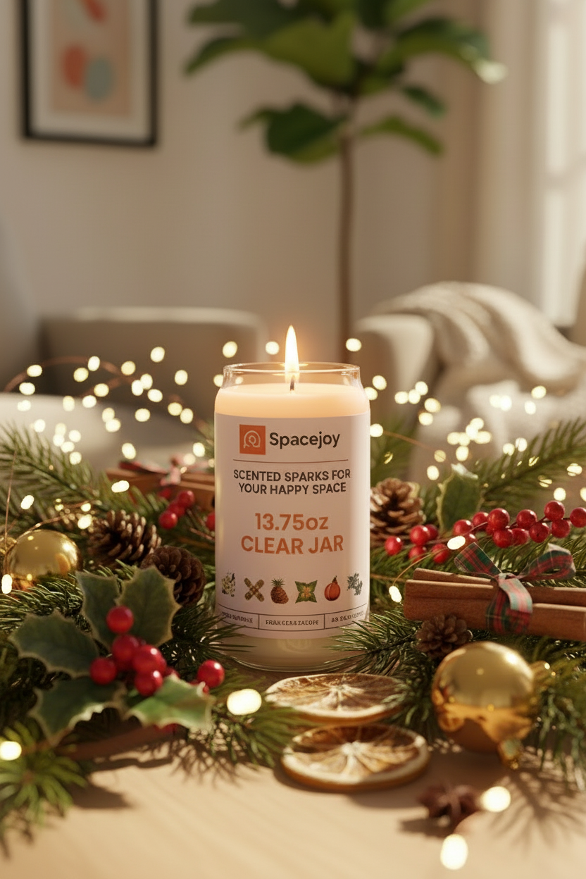 13.75oz Clear Jar Candle