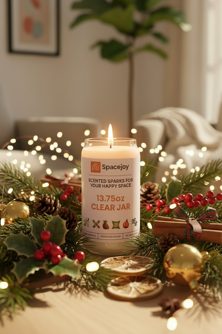 13.75oz Clear Jar Candle