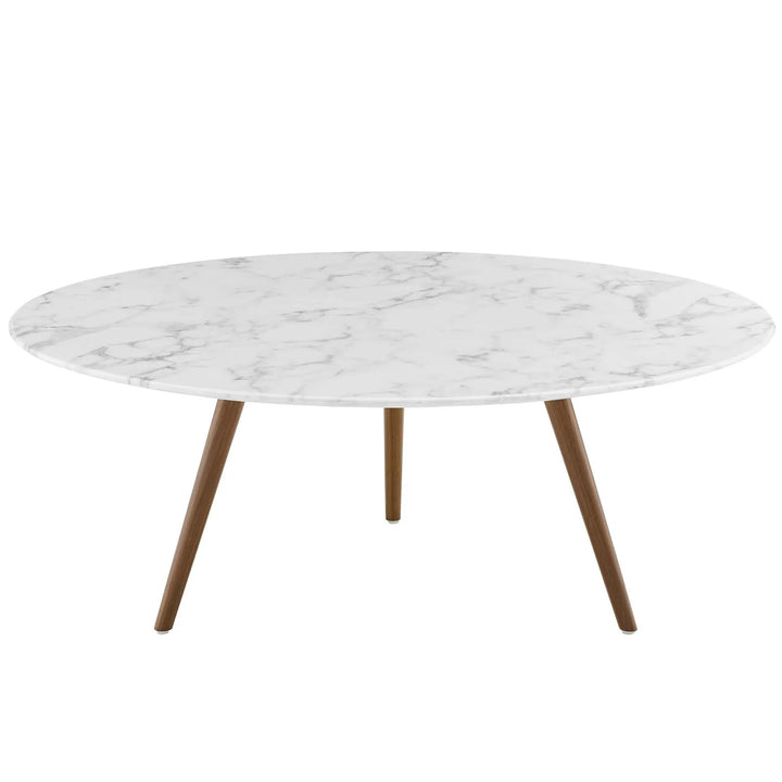 Mavel Artificial Marble Round Coffee Table