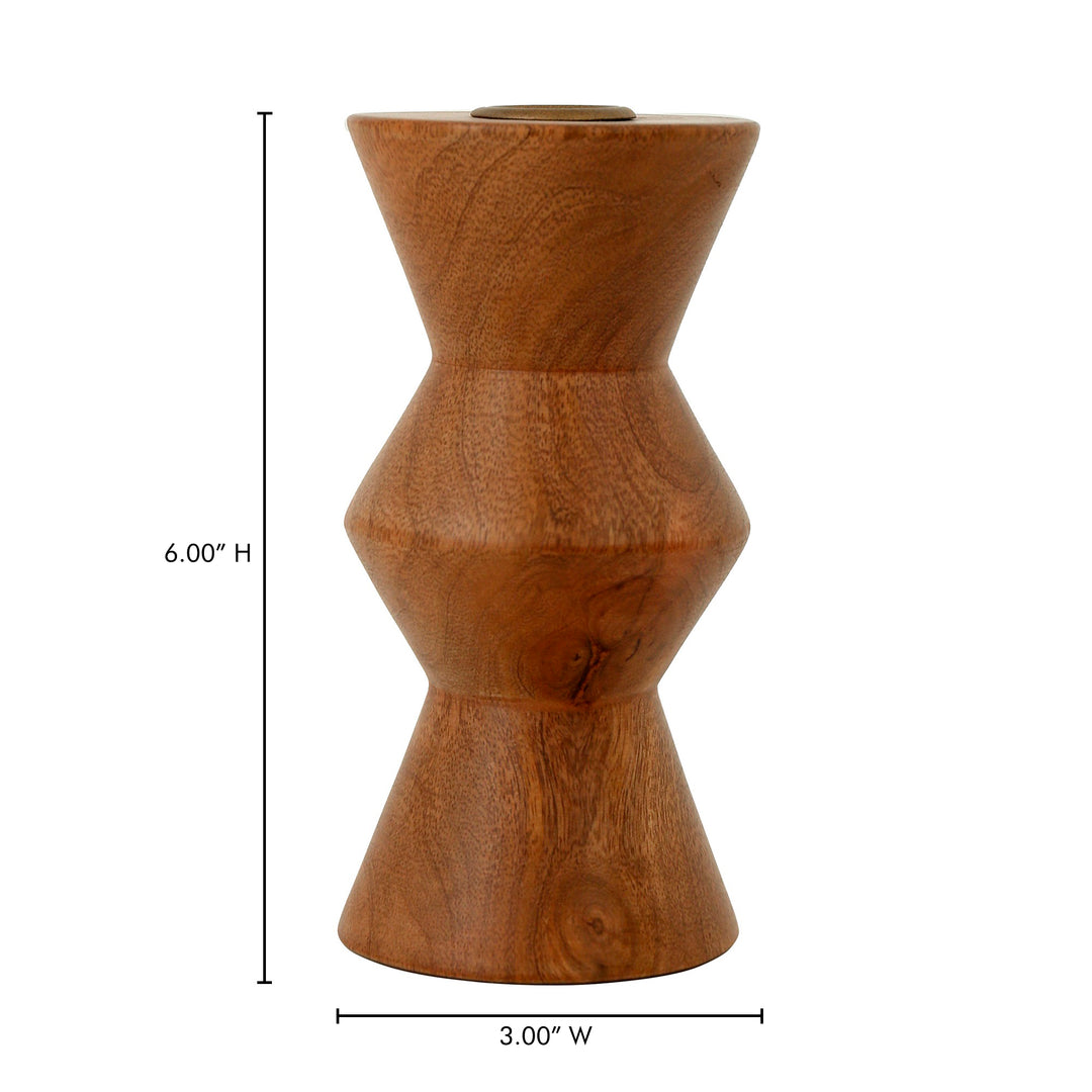 Brancusi-Inspired Miniature Taper Holders Duo