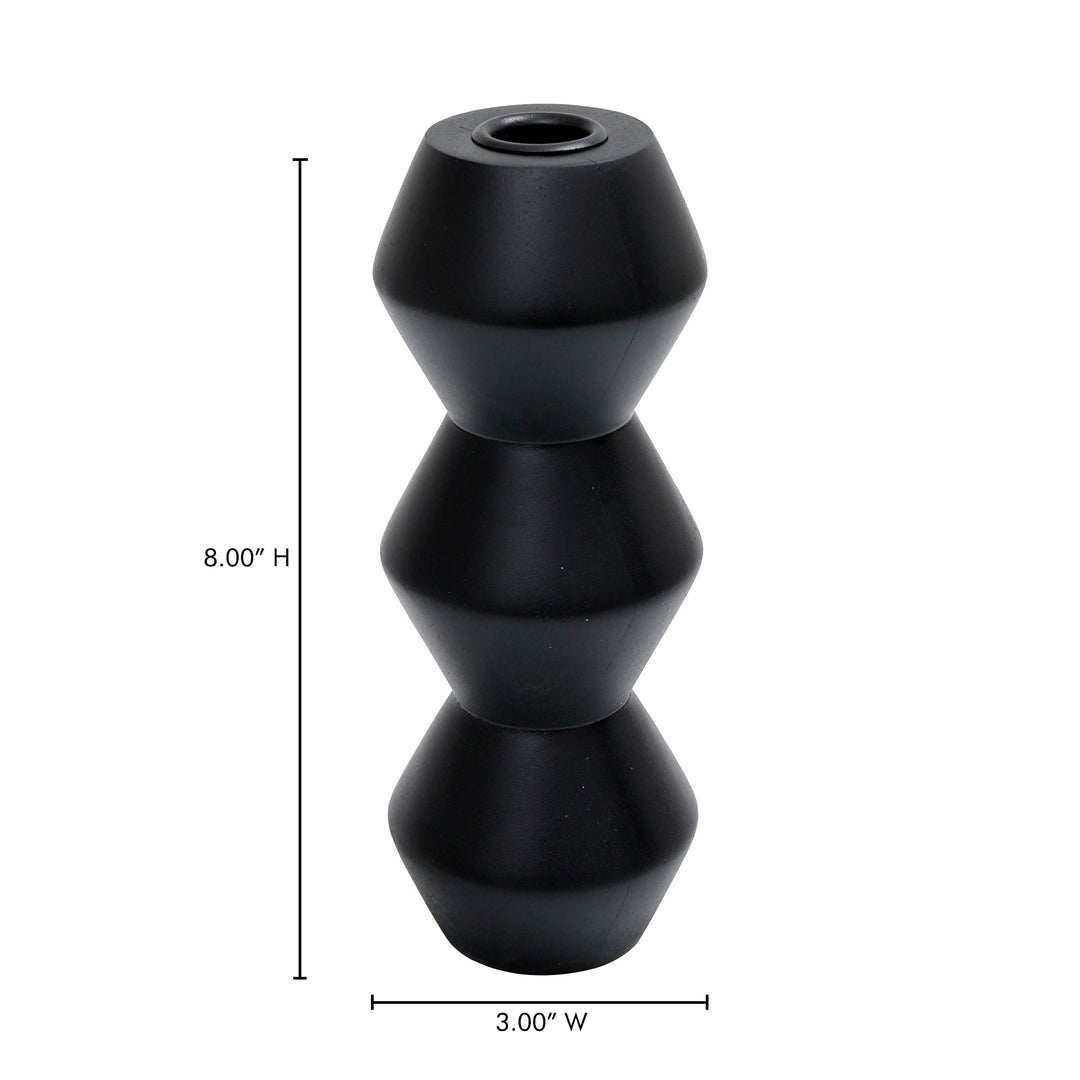 Brancusi-Inspired Tall & Short Rounded Candle Duo