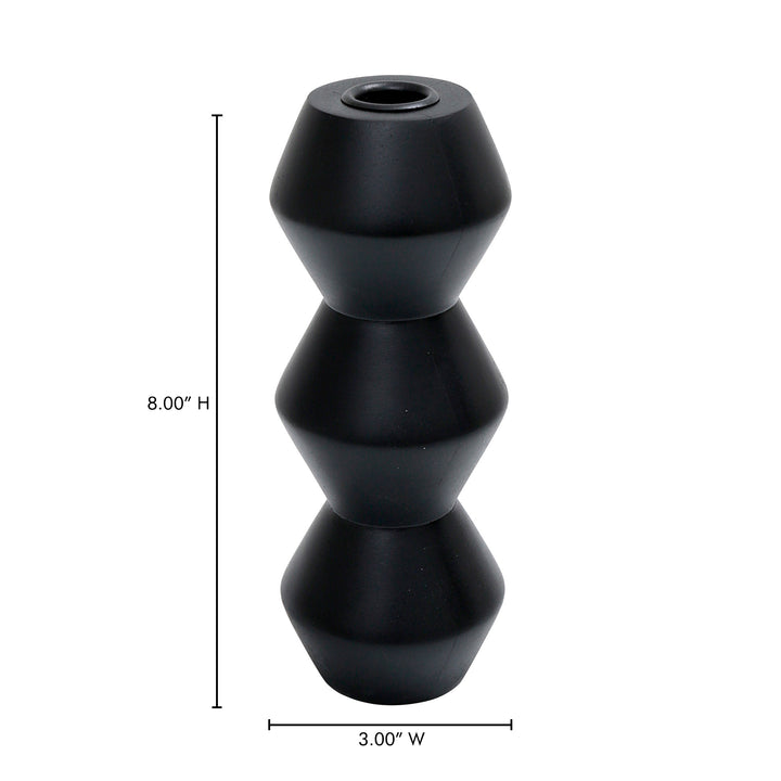 Brancusi-Inspired Tall & Short Rounded Candle Duo