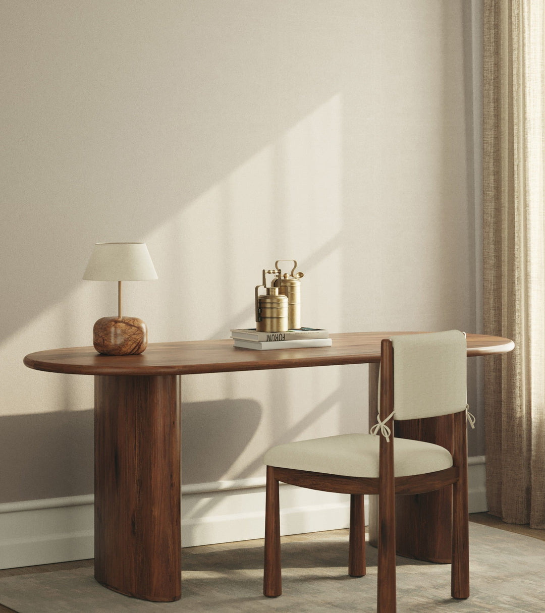 Porto Round Acacia Dining Table