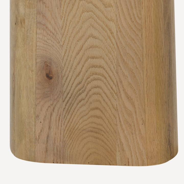 Nature-Inspired Solid White Oak Expansive Diner Table