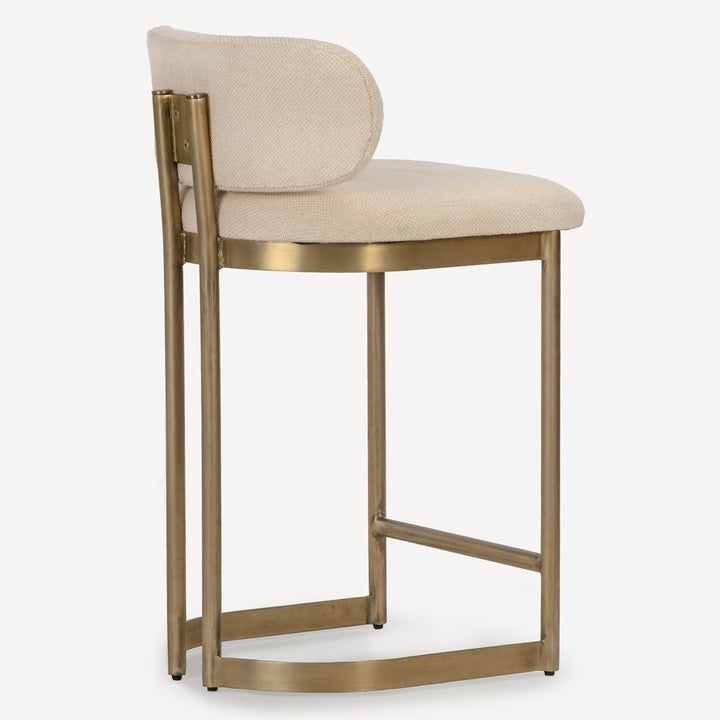 Vintage-Inspired Art Deco Dining Stool