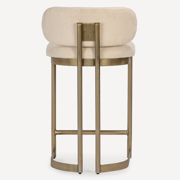 Vintage-Inspired Art Deco Dining Stool