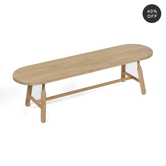 Nature's Embrace Solid Oak Multi-Function Bench