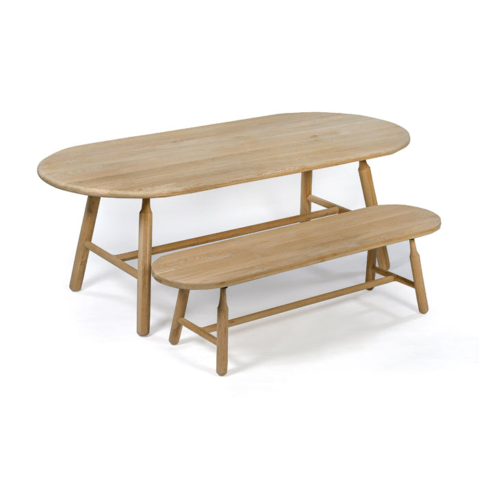 Nature's Embrace Solid Oak Multi-Function Bench