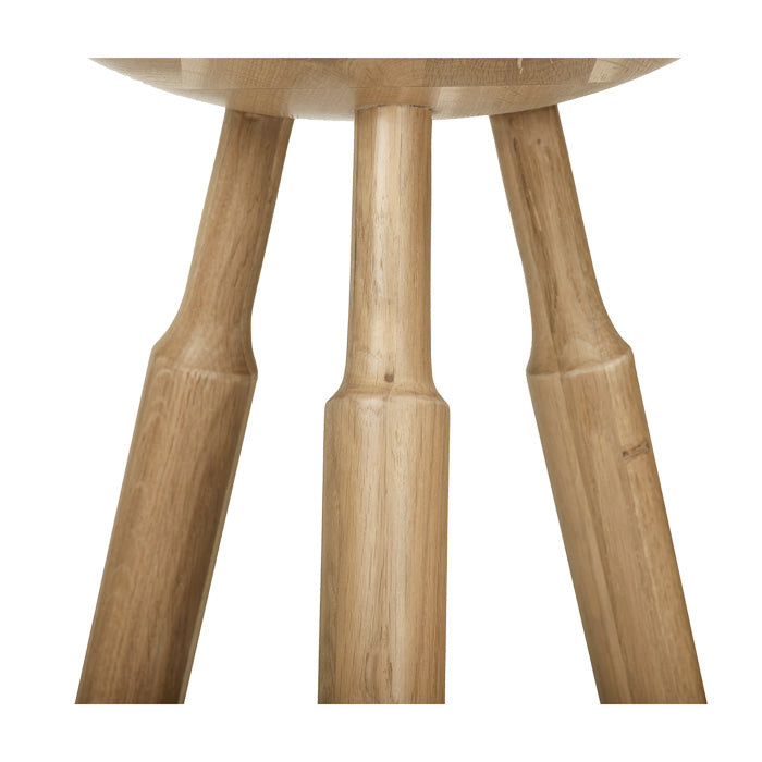Natural Elegance Oak Counter Stool