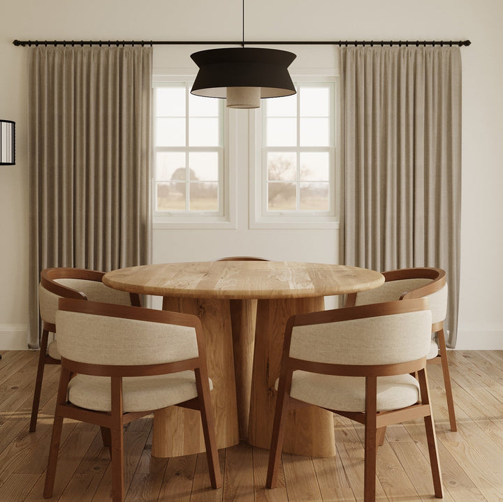 Nature's Embrace Round Oak Table