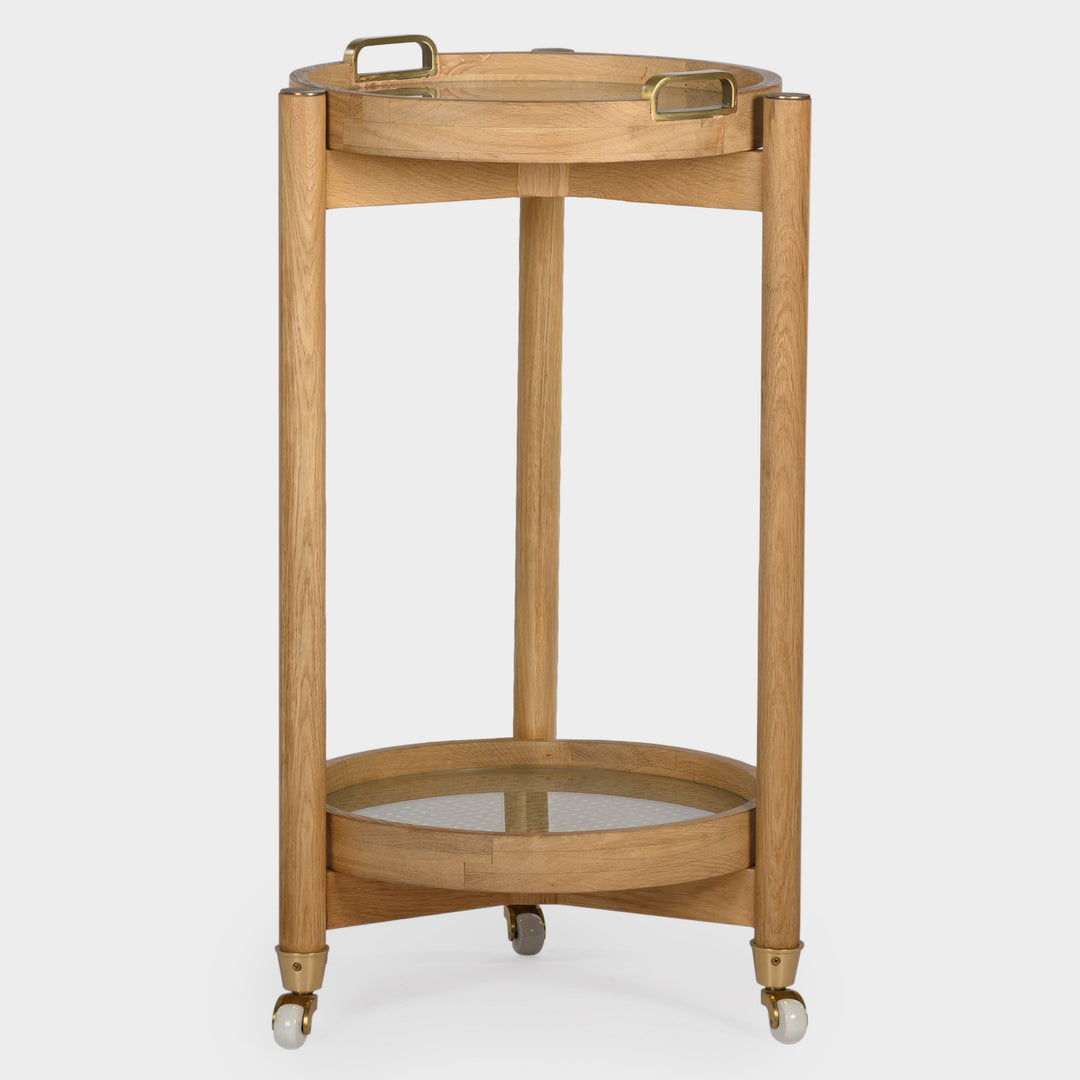 Oak Chic Mobile Bar Organizer - Charcoal