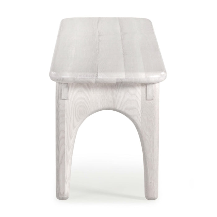 Archway Rustic Dining Bench - Weathered Wood