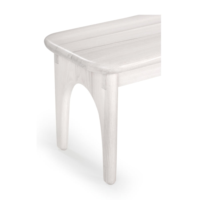 Archway Rustic Dining Bench - Weathered Wood