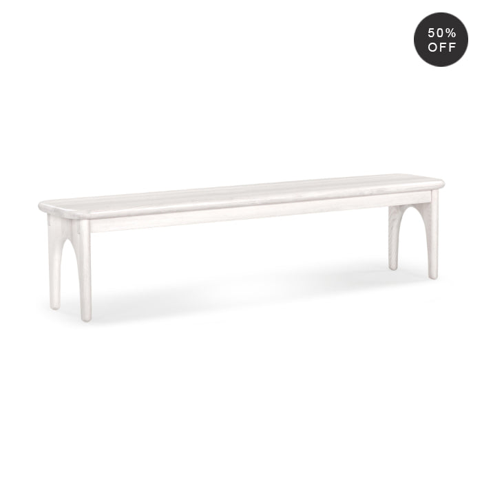 Archway Rustic Dining Bench - Weathered Wood