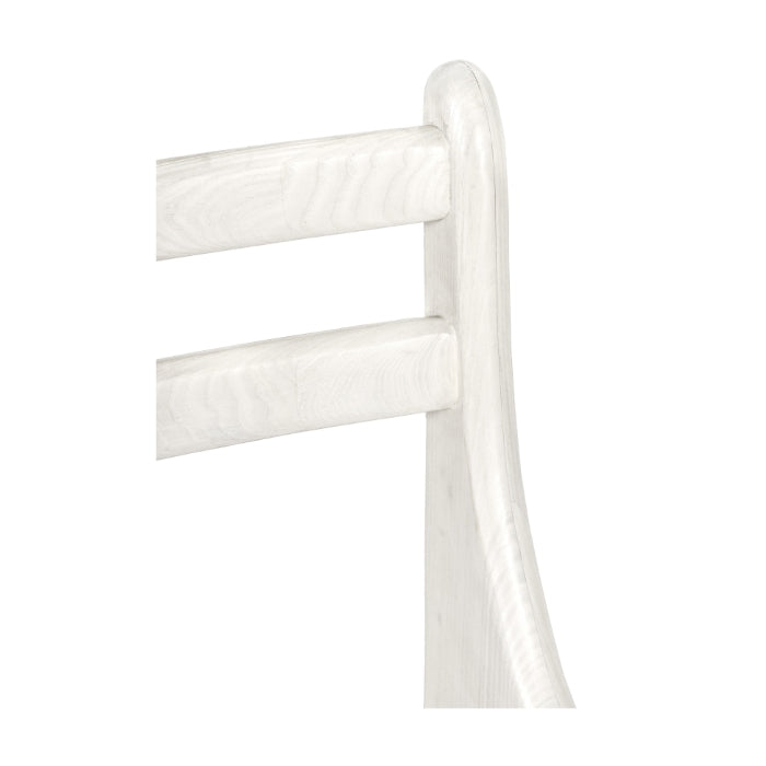 Archway Whitewash Oak Chair - Sculptural Elegance