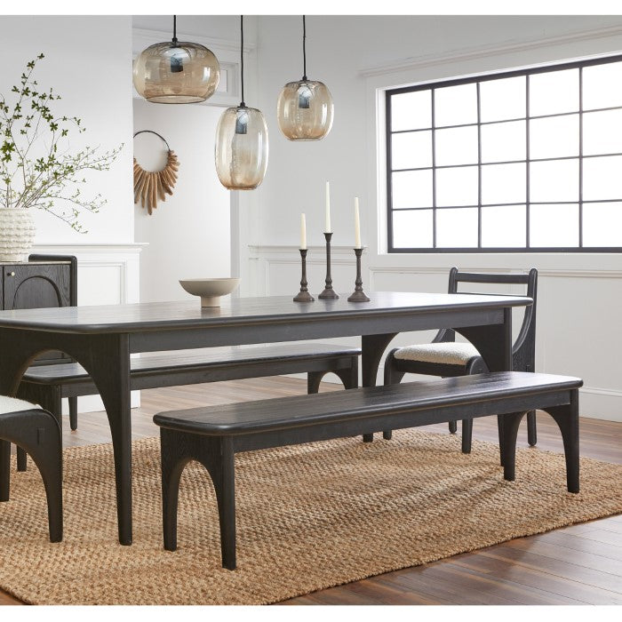 Archway Charm Charcoal Solid Oak Seating