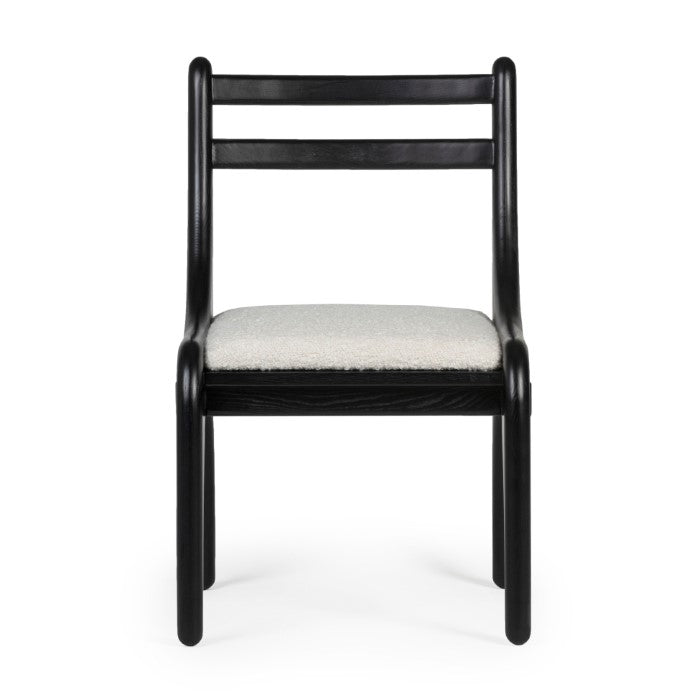 Architect's Embrace Dining Chair - Charcoal Oak