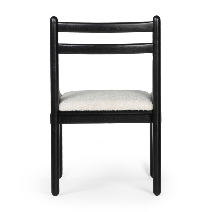 Architect's Embrace Dining Chair - Charcoal Oak