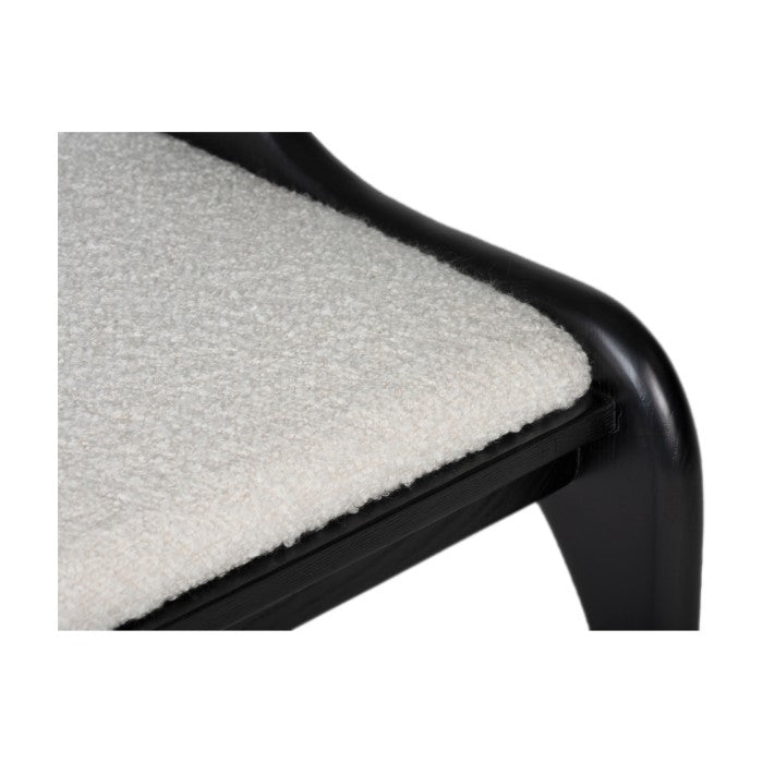 Architect's Embrace Dining Chair - Charcoal Oak