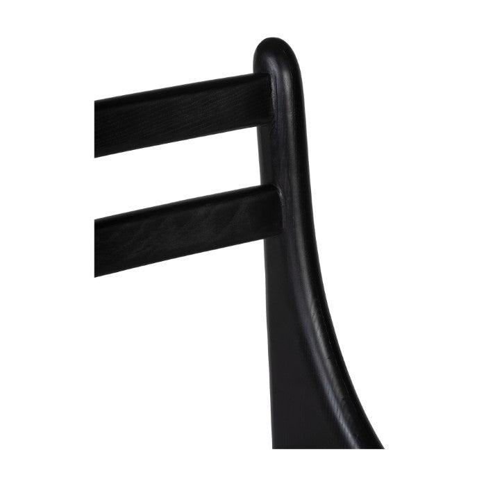 Architect's Embrace Dining Chair - Charcoal Oak