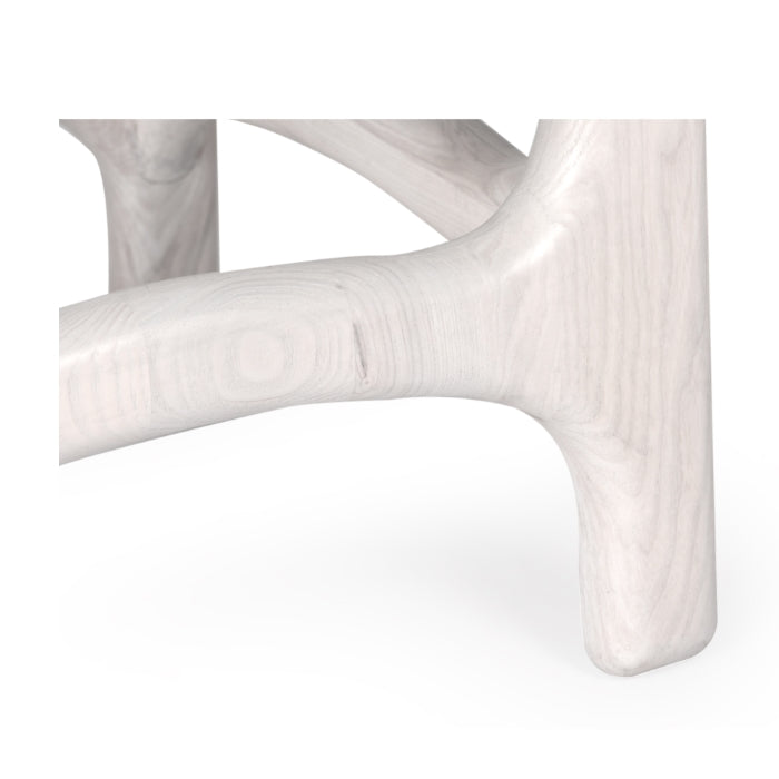 Archway Oak Counter Stool - Weathered Whitewash