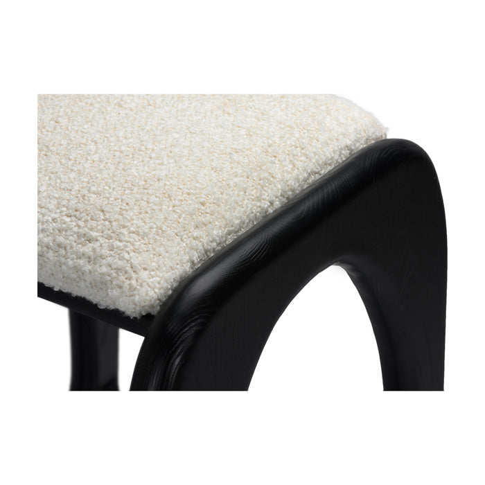 Archi-Curve Charcoal Bar Stool